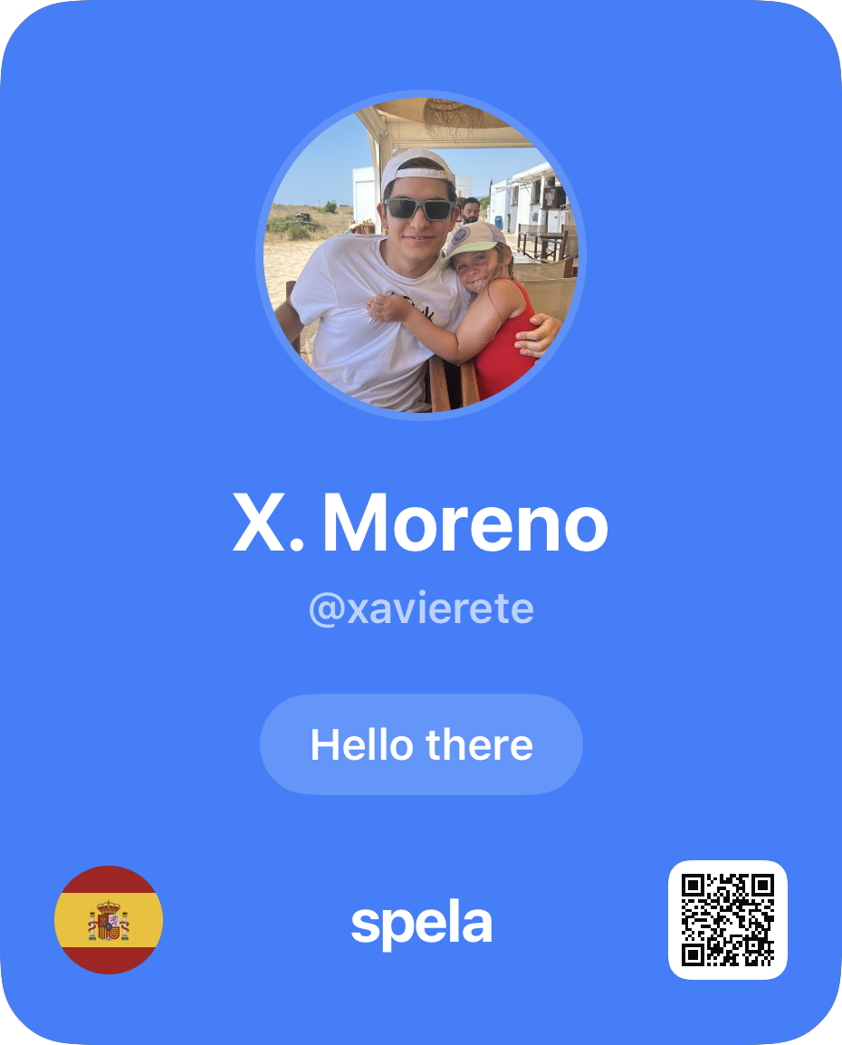 Xavier Moreno (@xavierete) — Hello there