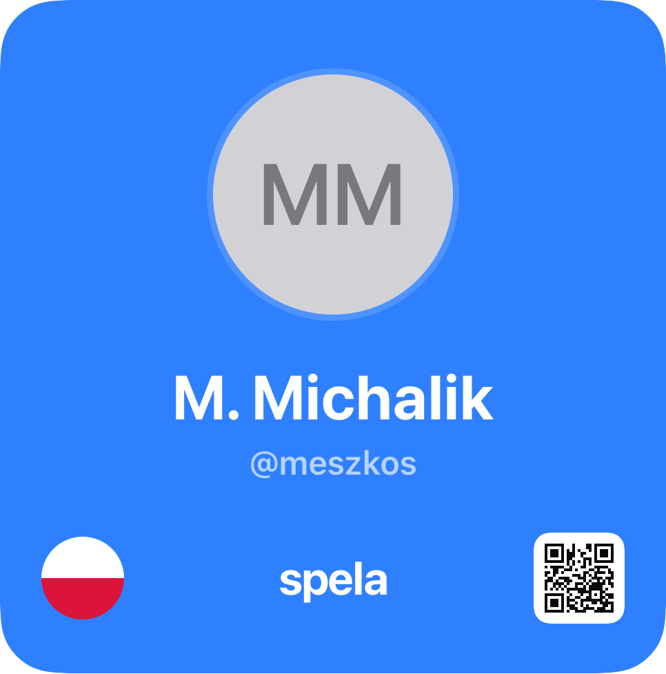 Michał Michalik (@meszkos)