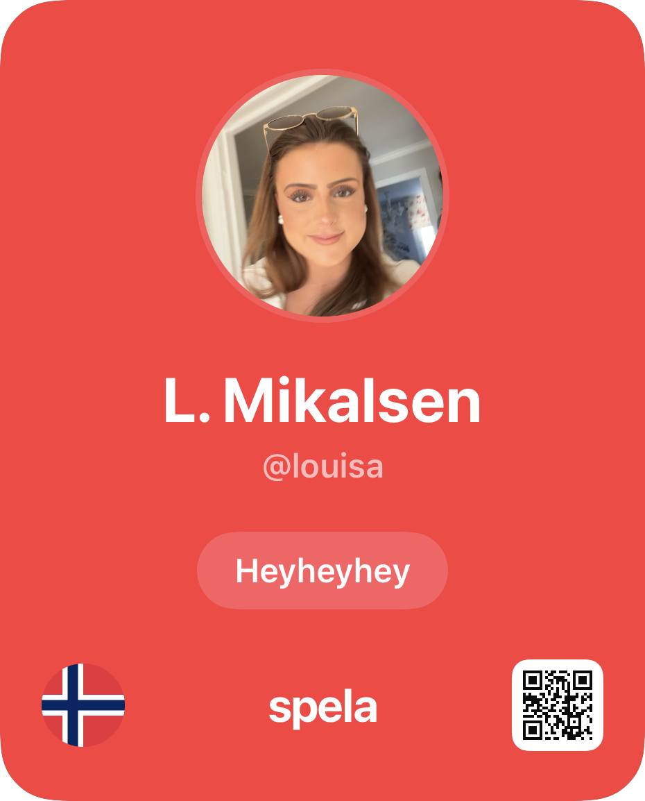 Louisa Mikalsen (@louisa) — Heyheyhey