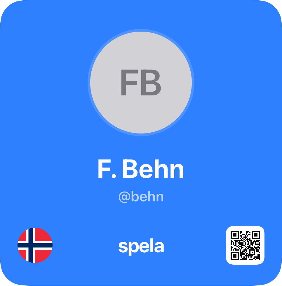 Fredrik Behn (@behn)