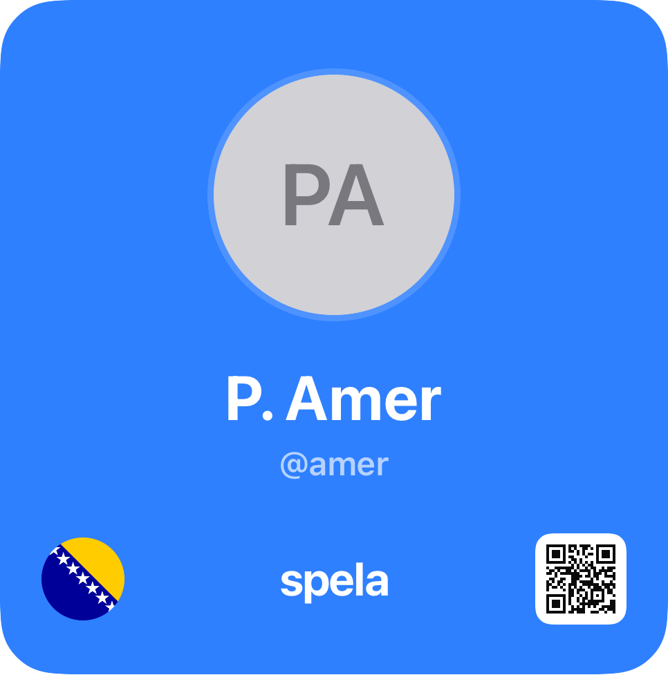 Prohic Amer (@amer)