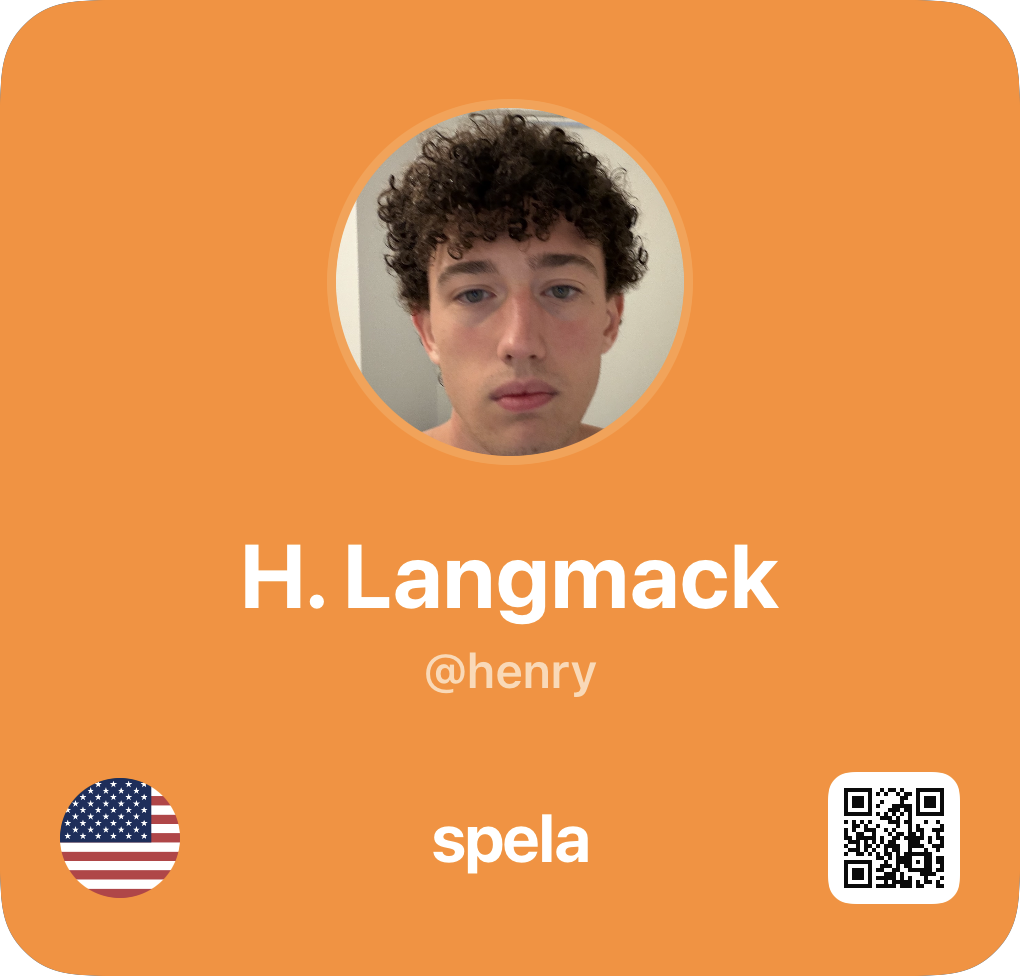 Henry Langmack (@henry)